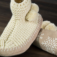 Snowflake Bootie Slippers