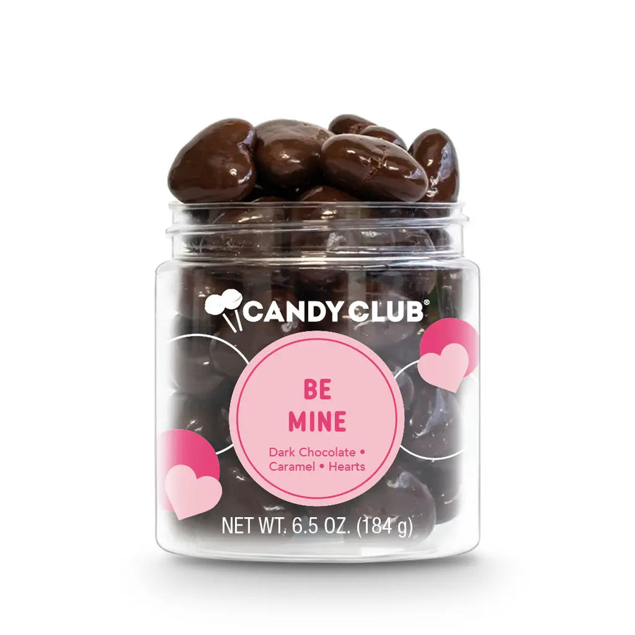 Candy Club® Be Mine - Dark Chocolate Caramel Hearts