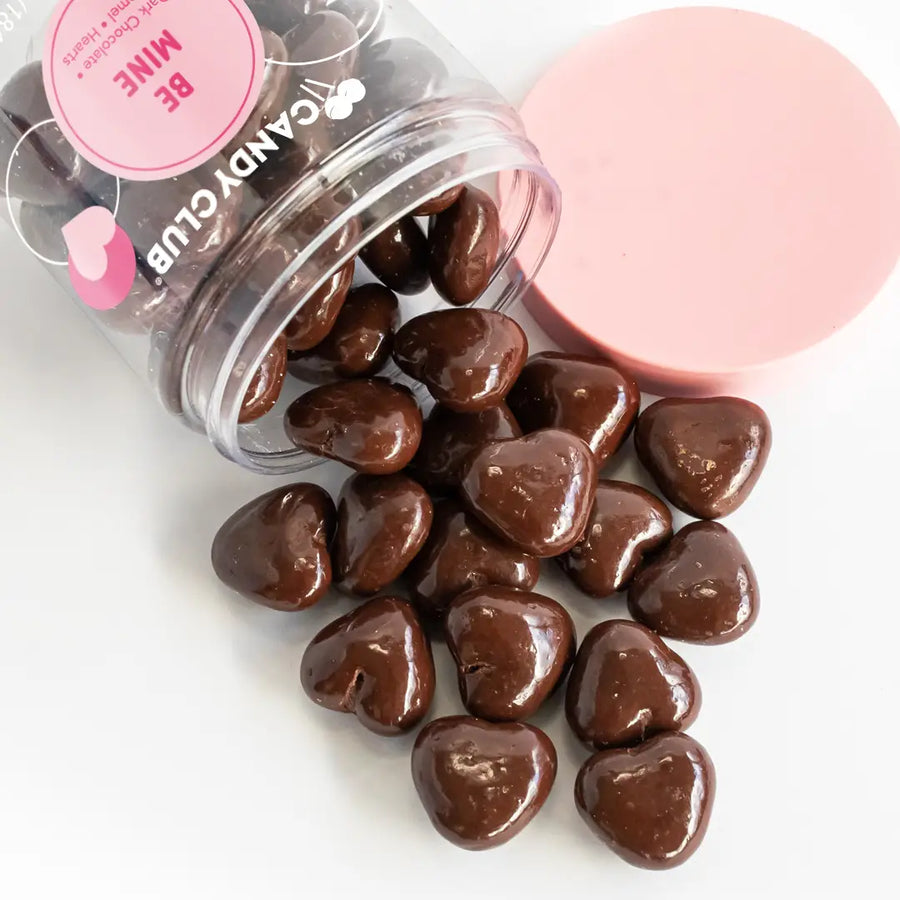 Candy Club® Be Mine - Dark Chocolate Caramel Hearts