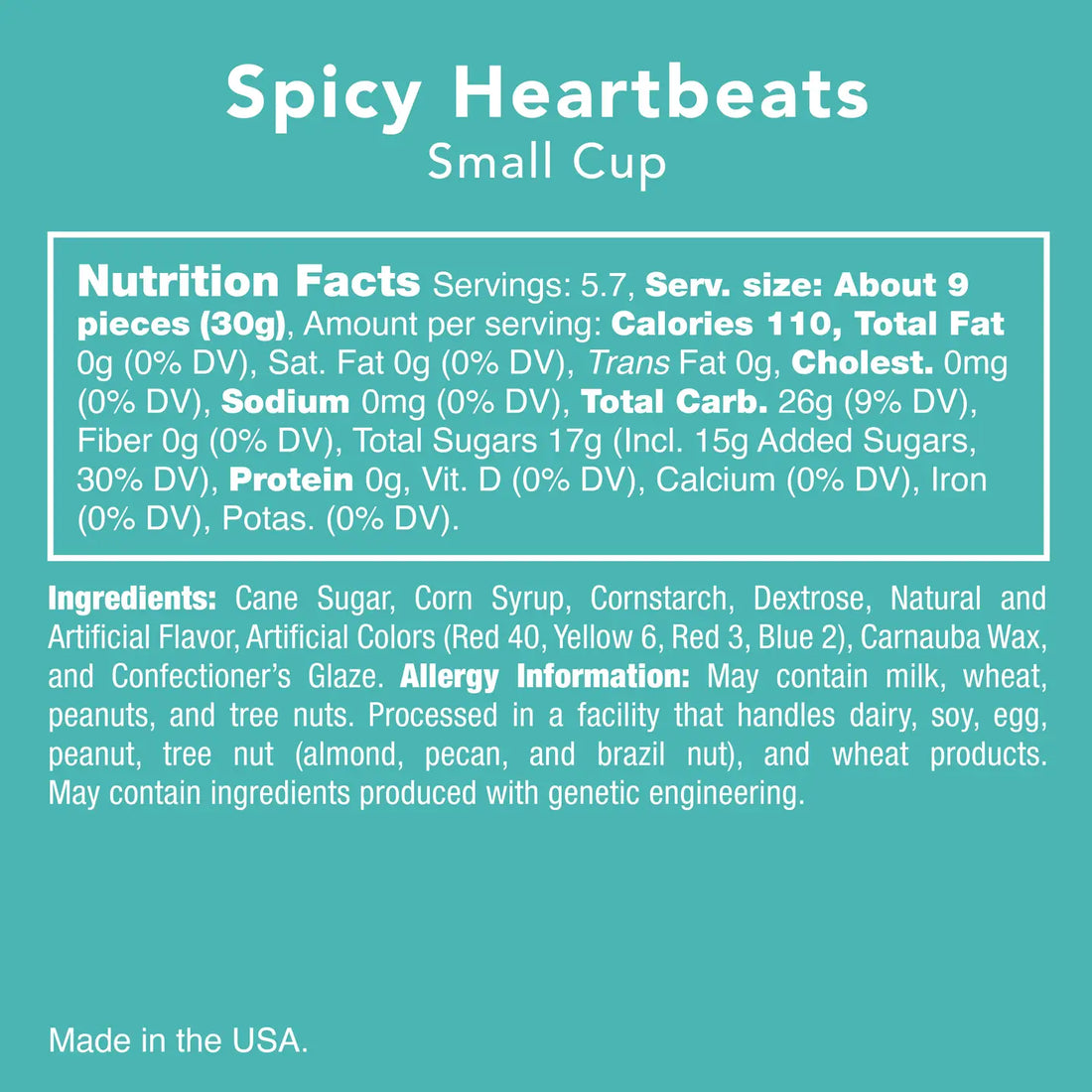 Candy Club® Spicy Heartbeats - Cinnamon Cherry Hearts