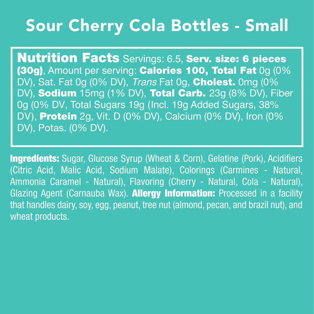 Candy Club® Sour Cherry Cola Gummy Bottles