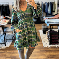 Pretty in Plaid Dress