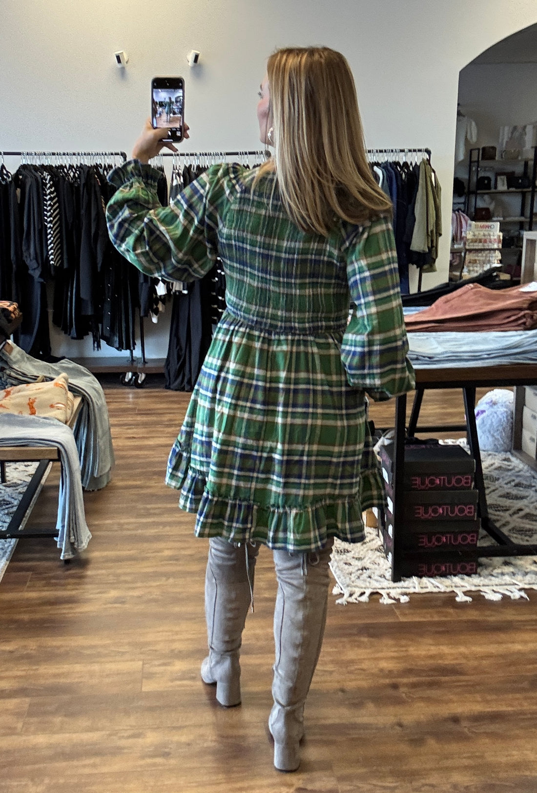 Pretty in Plaid Dress