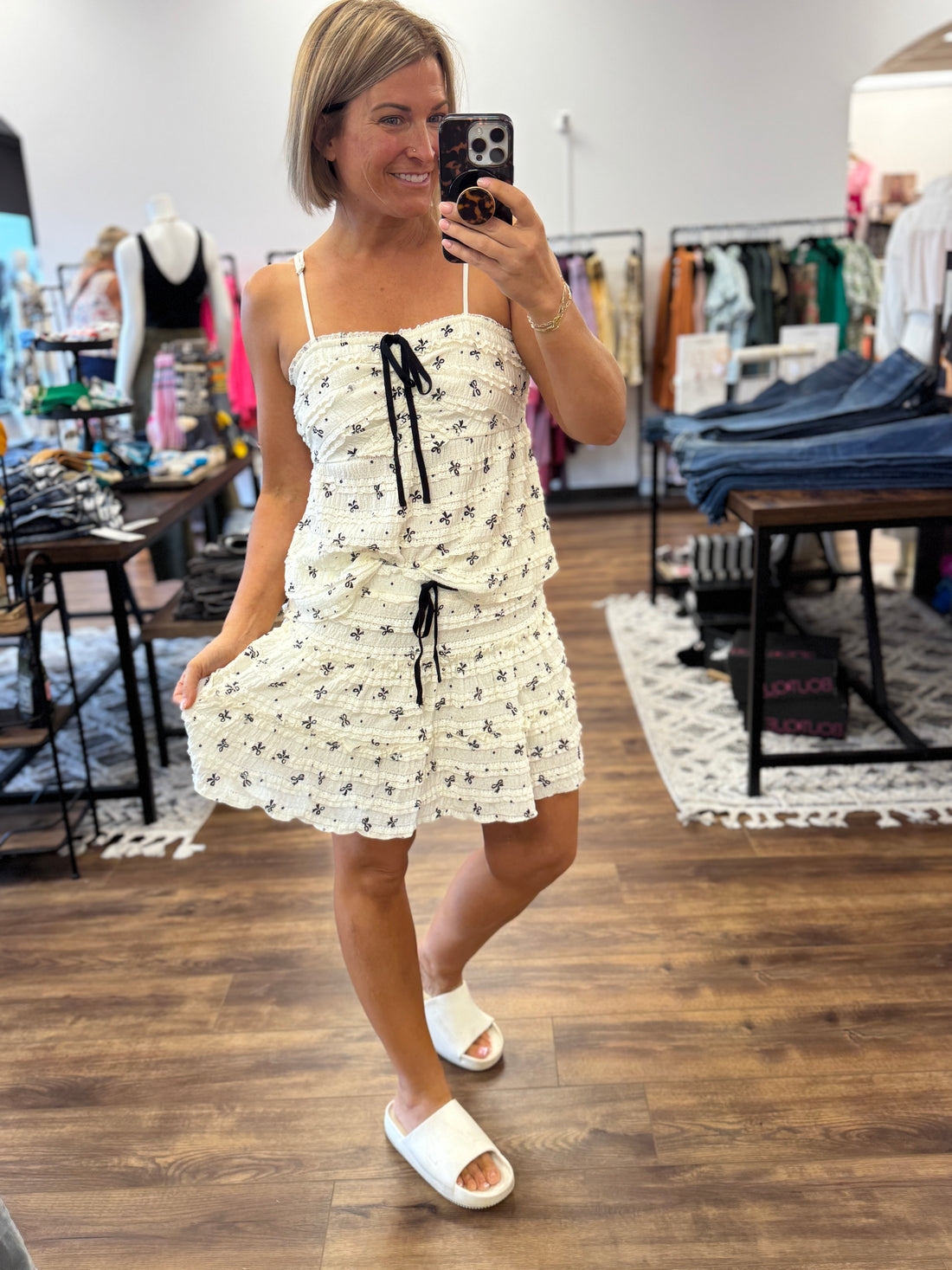 Frill Bow Babydoll Cami