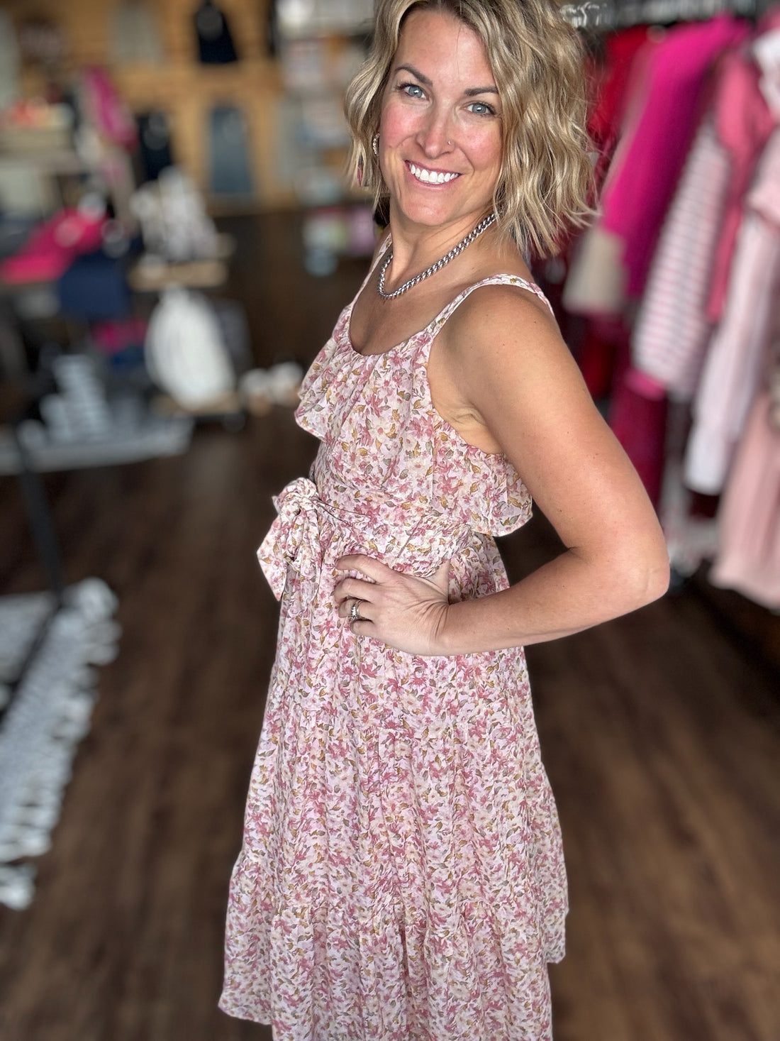 The Dahlia Tiered Midi Dress