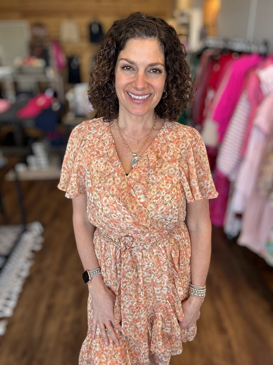 The Marigold Ruffle Wrap Dress