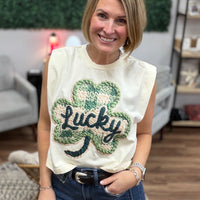 Lucky Clover Muscle Tee