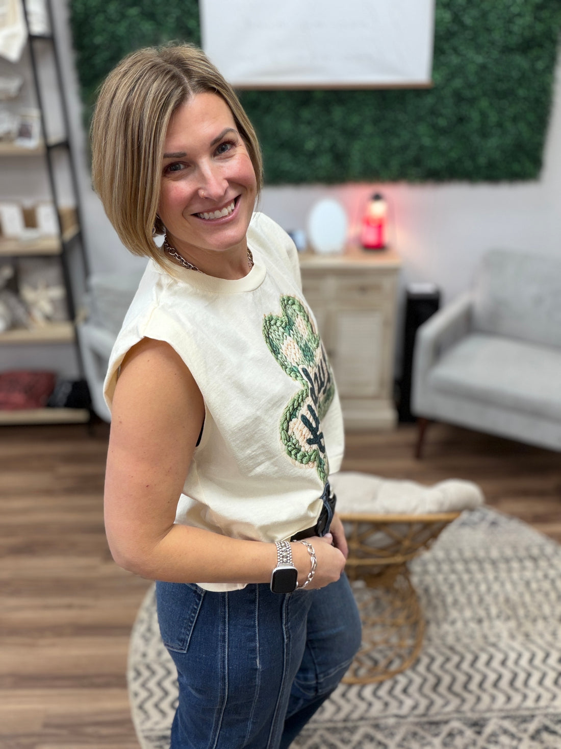 Lucky Clover Muscle Tee