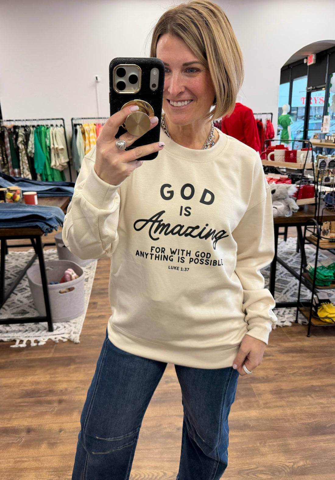 God is Amazing Ultracomfy Pullover {Special Order}