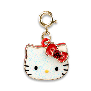 Charm It! Gold Classic Glitter Hello Kitty © Charm