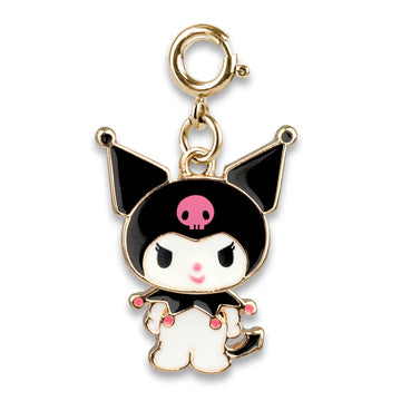 Charm It!  Gold Swivel Kuromi © Charm