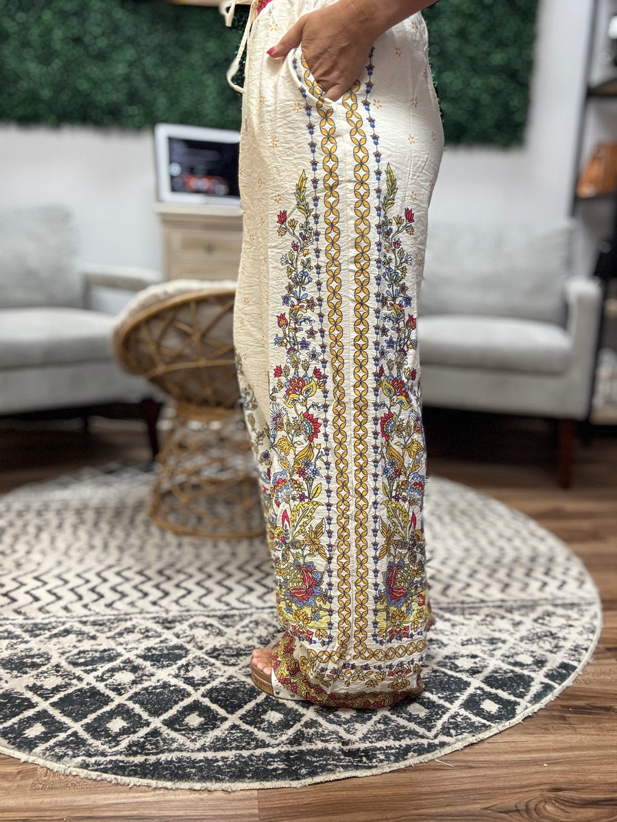 Boho Bloom Palazzo Pants