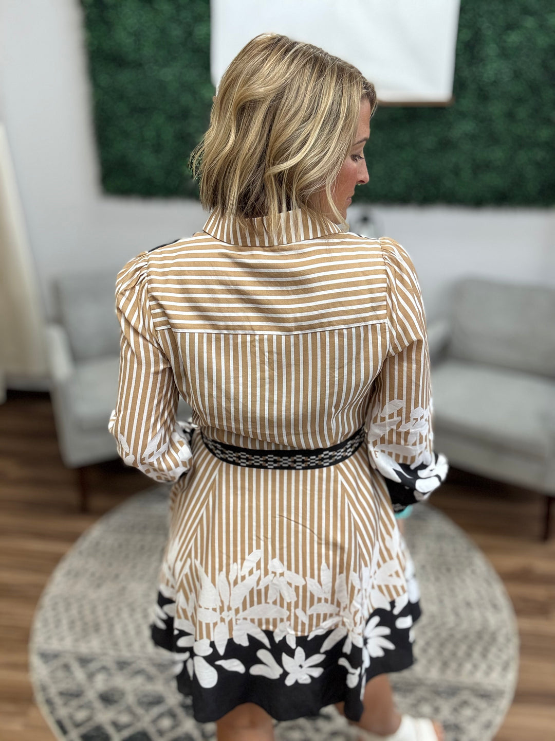 Belted Shirt Dress