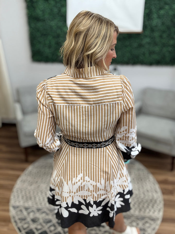 Belted Shirt Dress