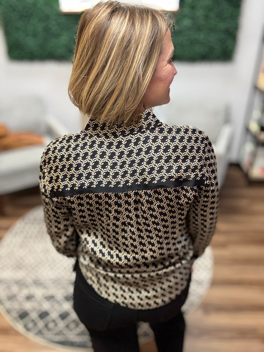 Liverpool - Long Sleeve Button Front Woven Shirt