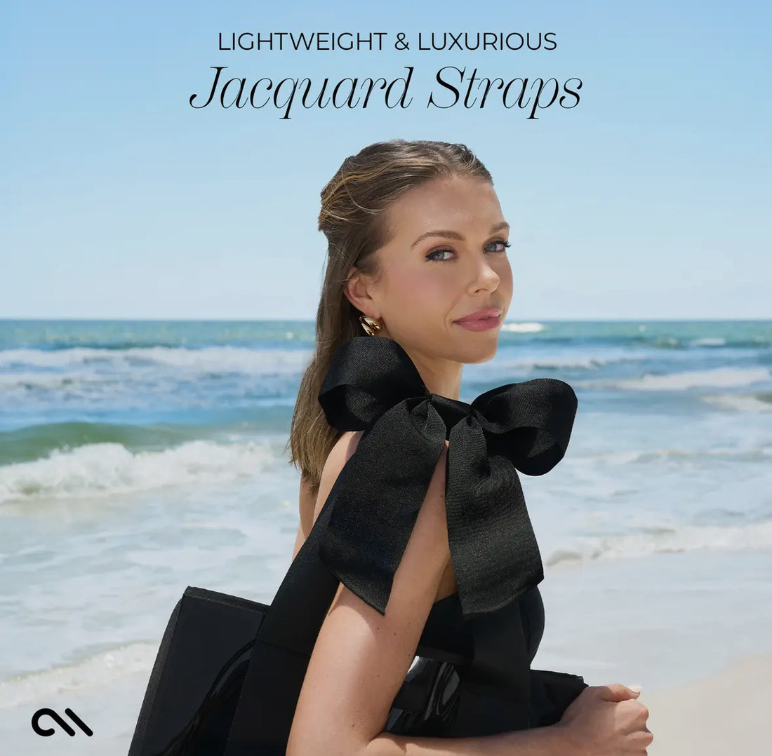 Case-Mate Special Edition Bow Beach Tote with Phone Pouch - Black