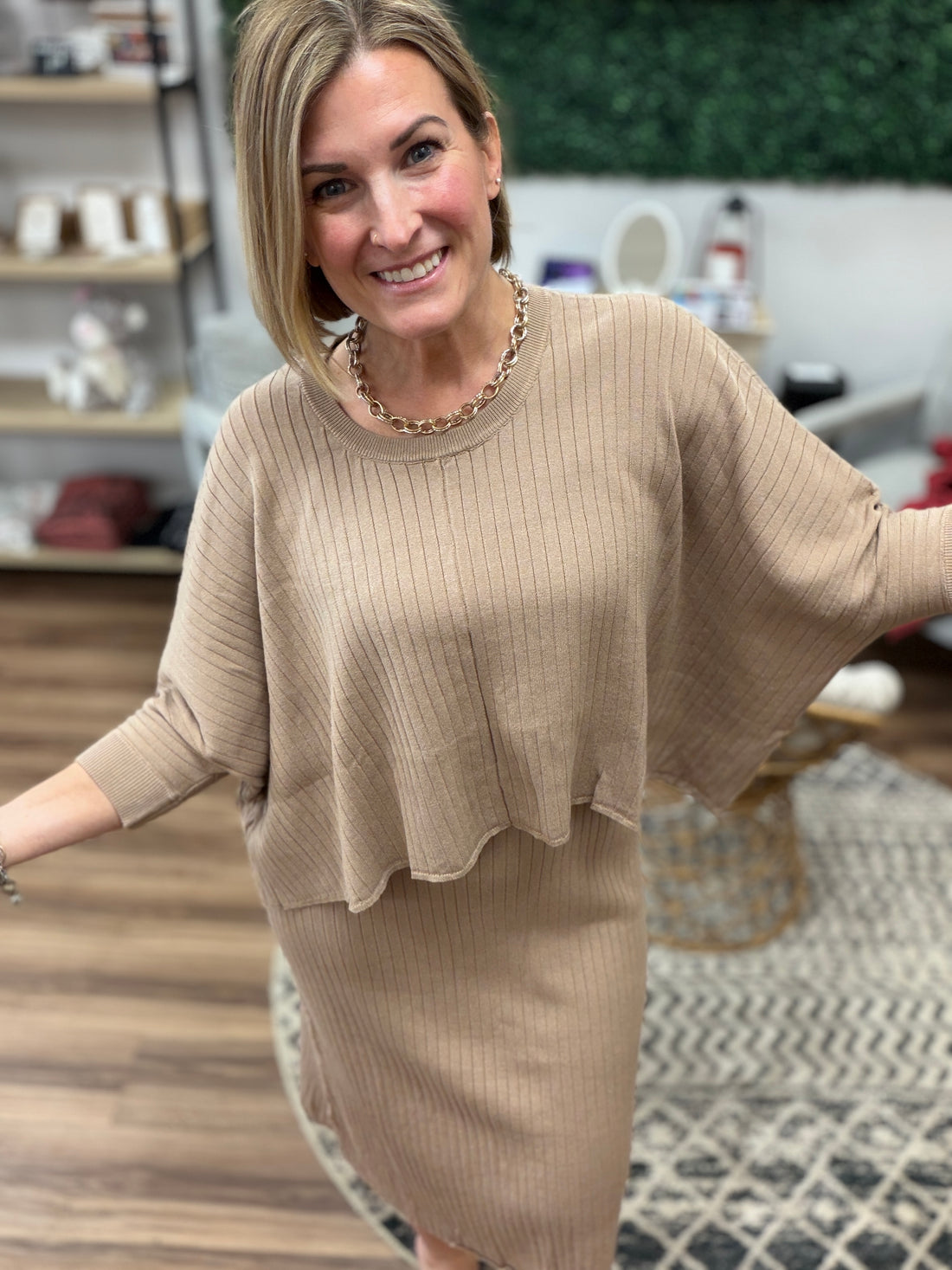 Layered Luxe Ribbed Set