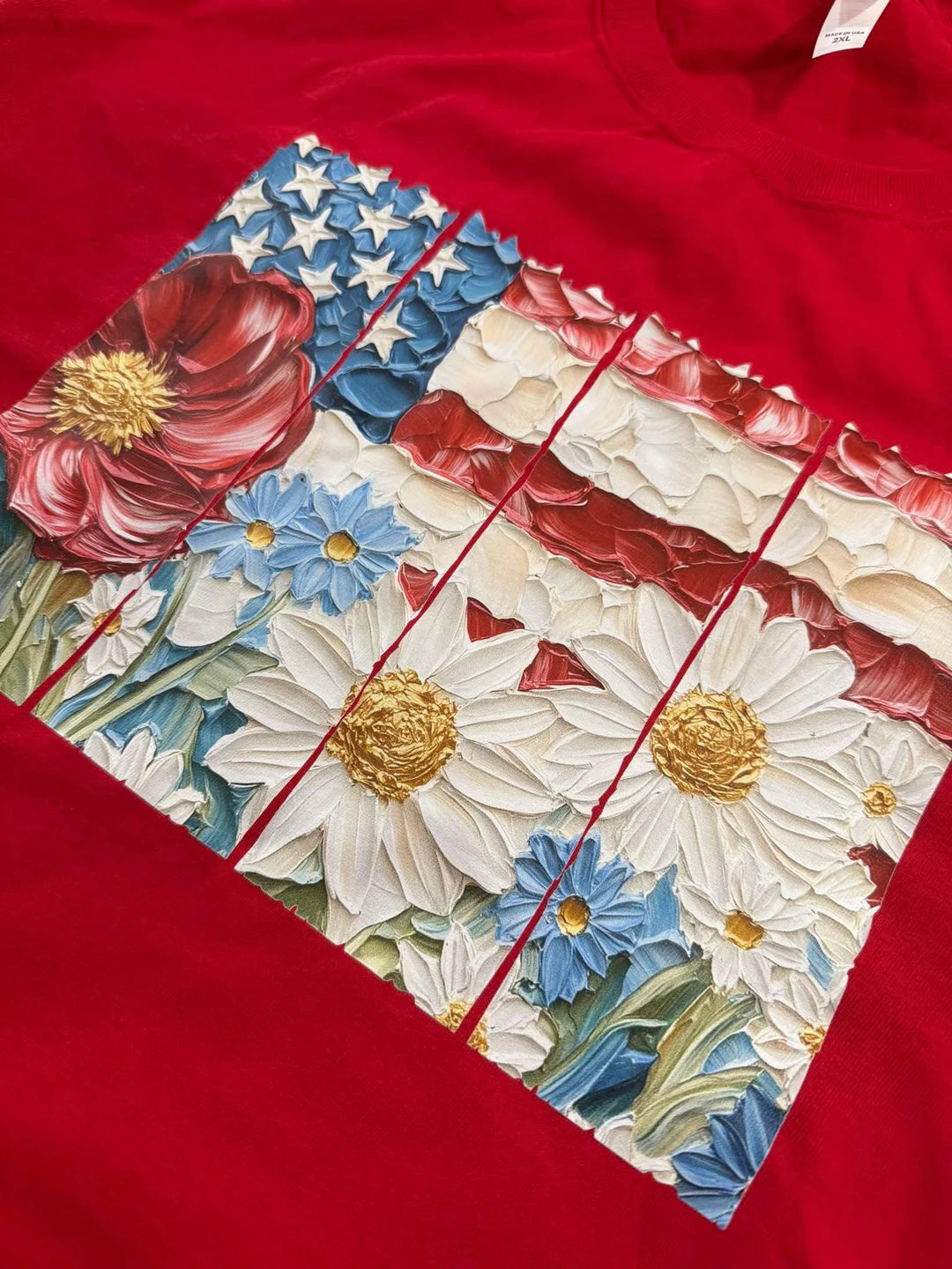 Americana Edit: Painted Flat and Flowers Graphic Tee {Special Order}