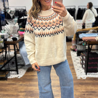 Jacquard Pattern Sweater