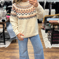 Jacquard Pattern Sweater