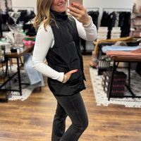 Wide Quilted Vest