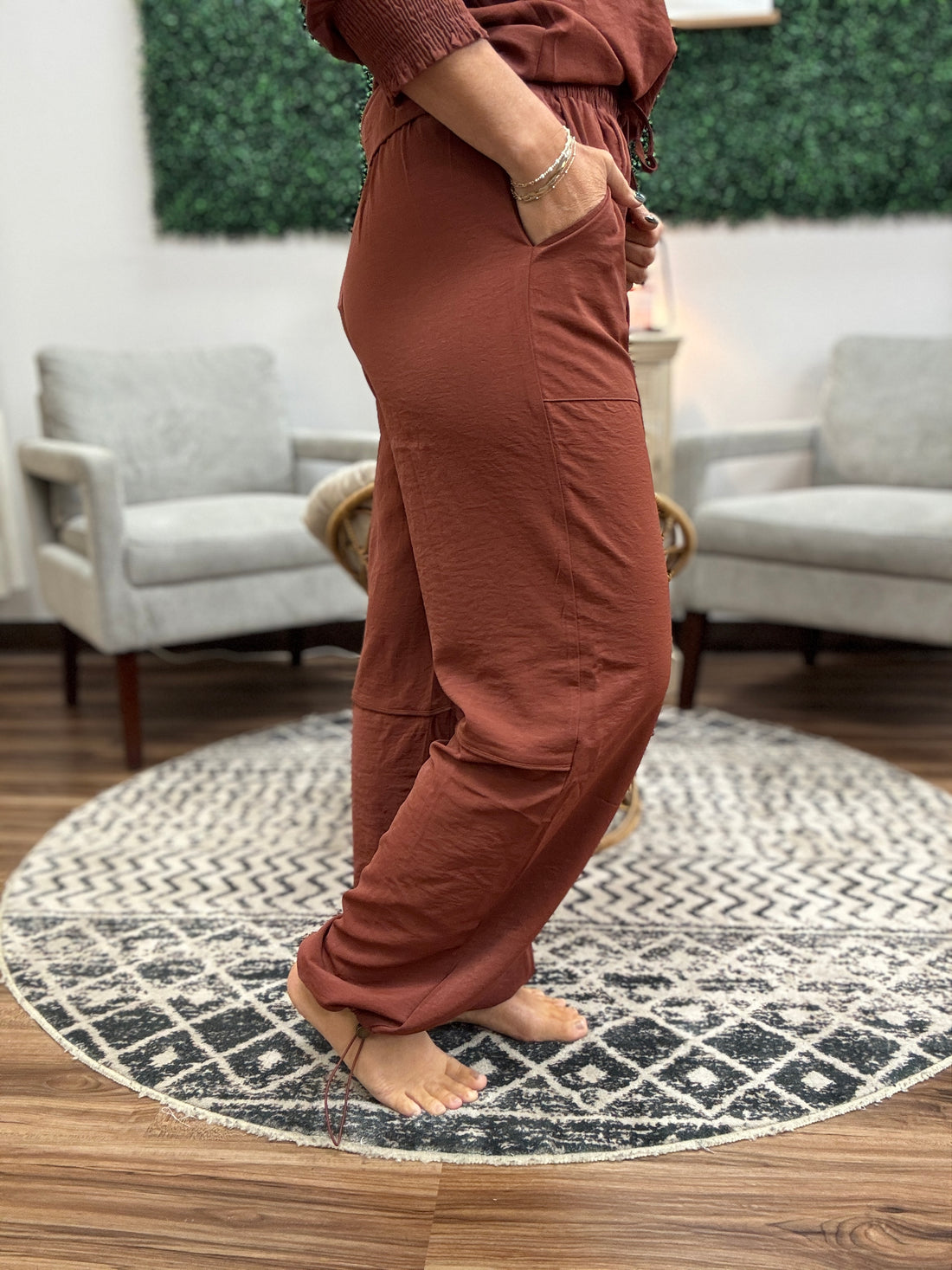 Satin Ease Two-Piece Set