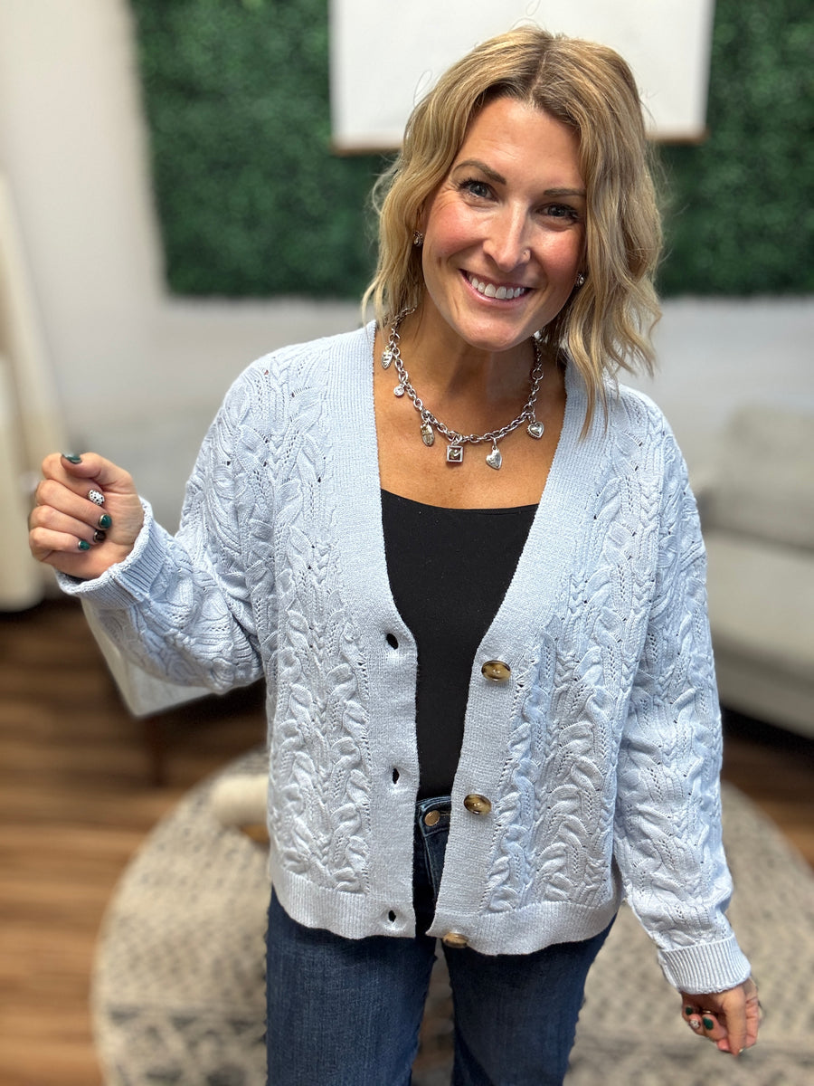 Skyline Cable Knit Cardigan