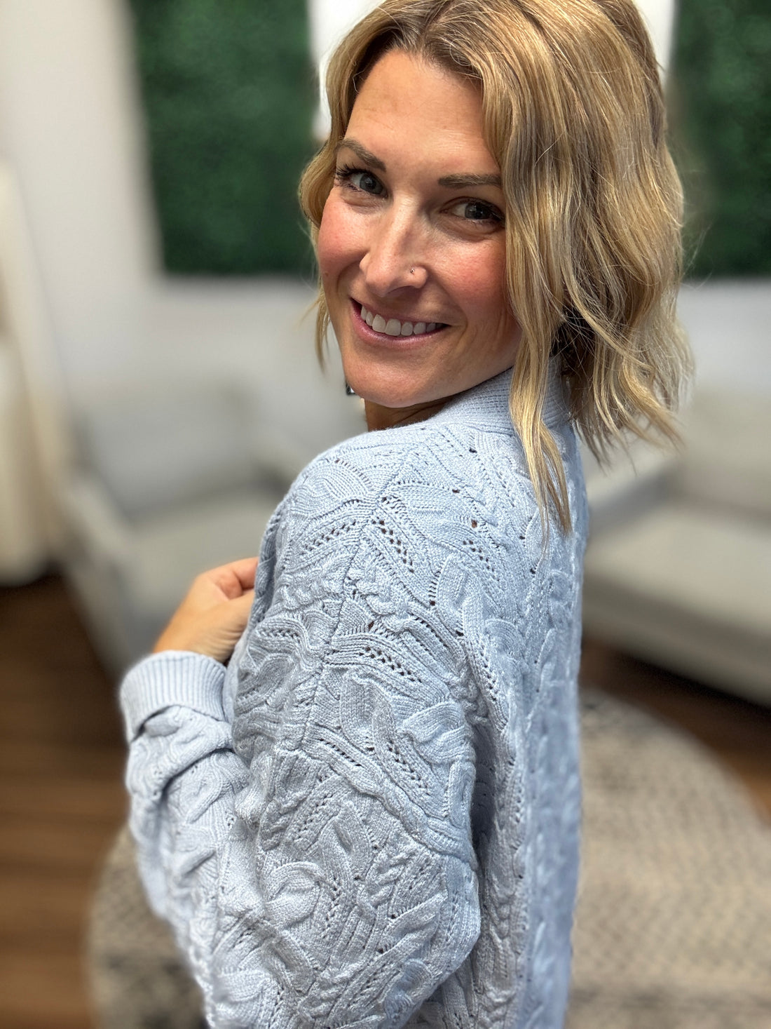 Skyline Cable Knit Cardigan