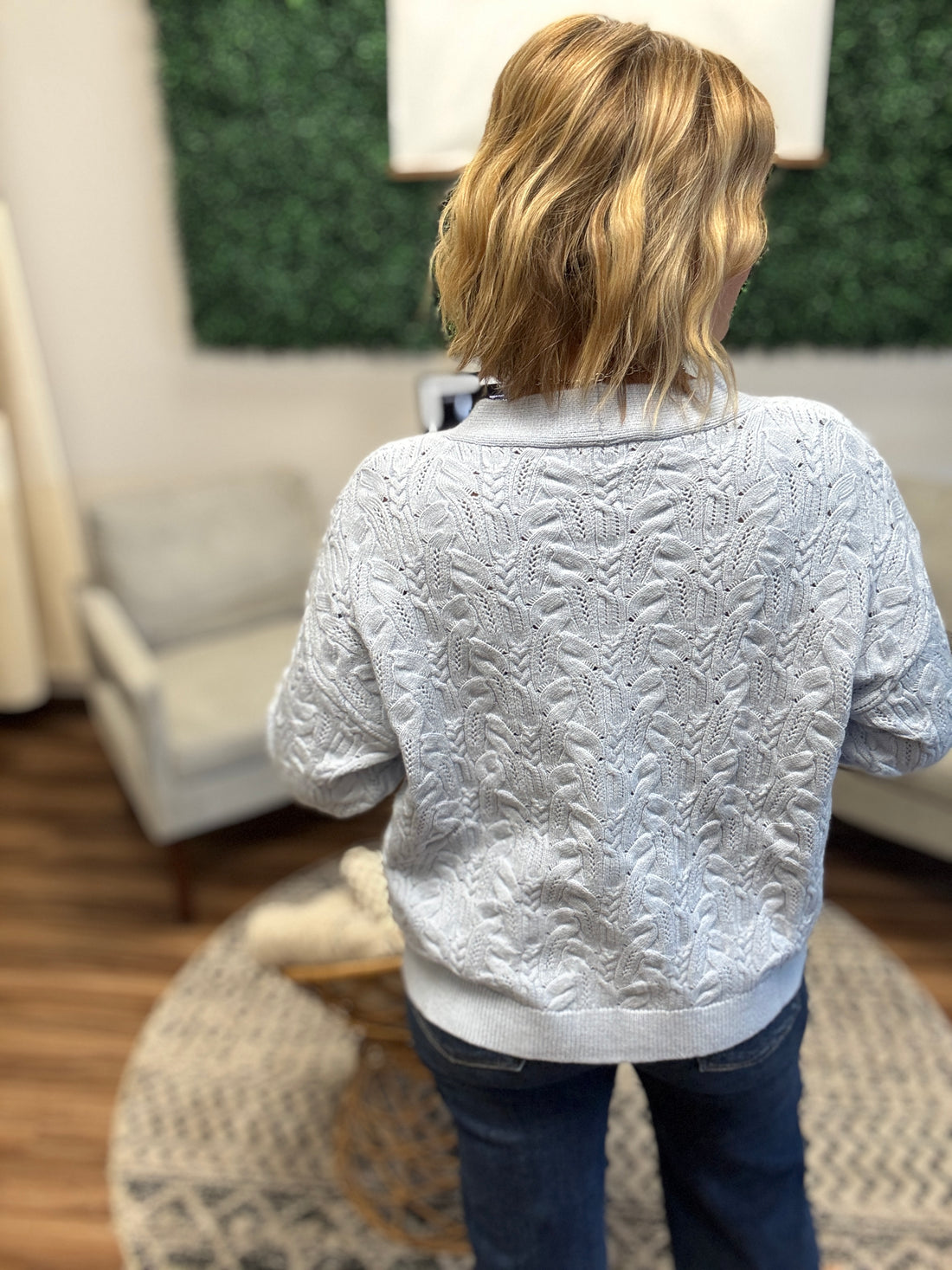 Skyline Cable Knit Cardigan