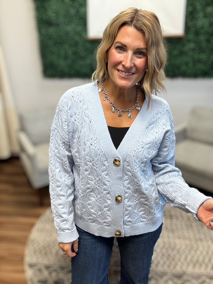 Skyline Cable Knit Cardigan