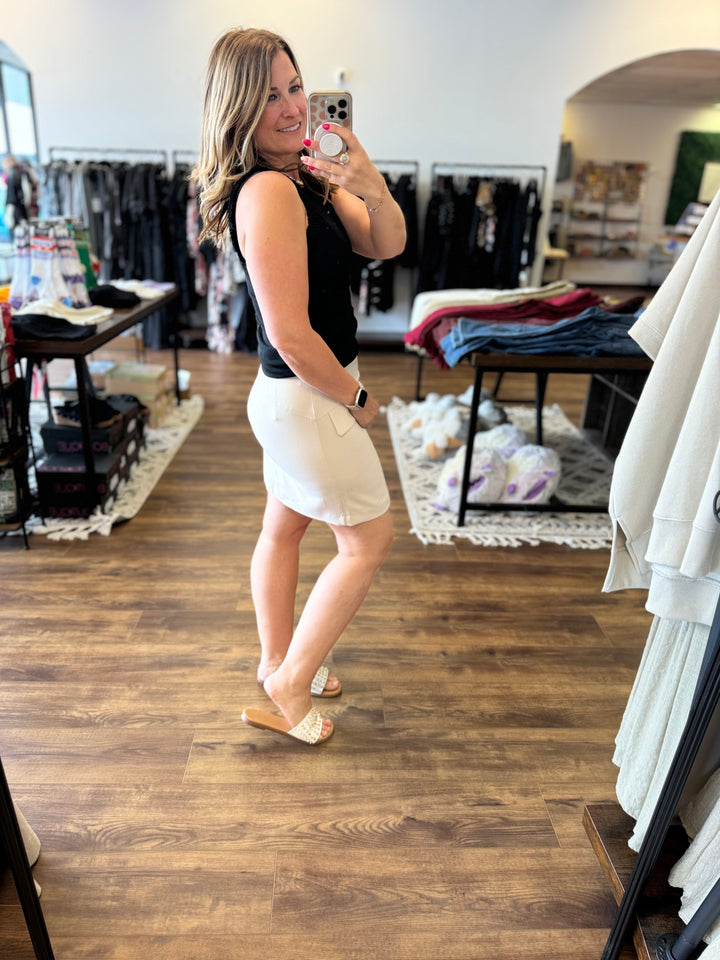 The Mia Skirt - Sand