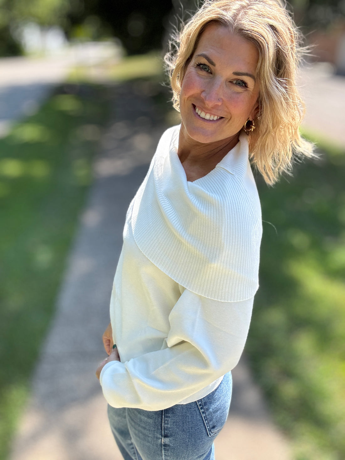 The Shoulder Moment Sweater