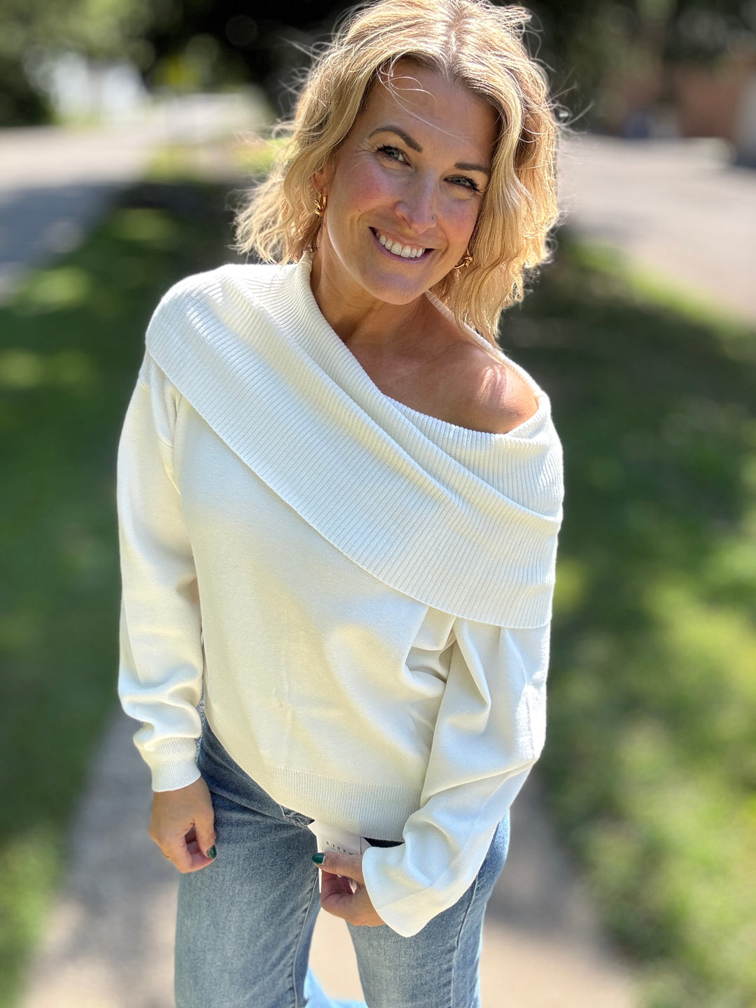 The Shoulder Moment Sweater