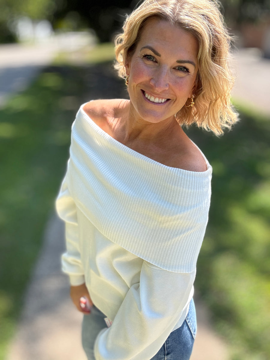 The Shoulder Moment Sweater