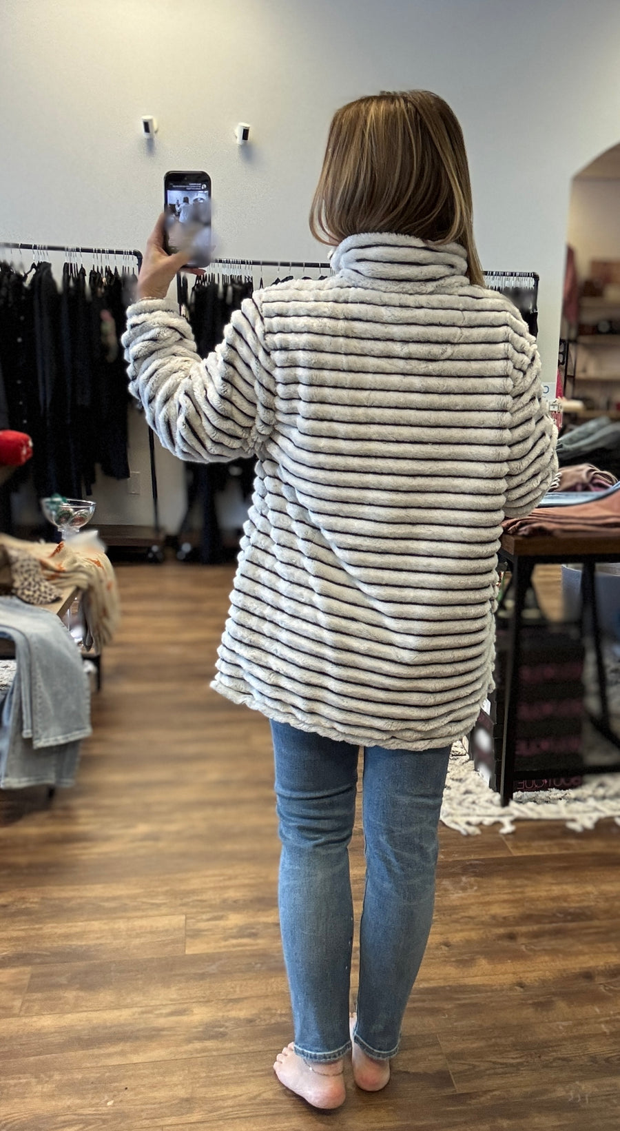 Simply Southern Luxe Pullover - Pavement