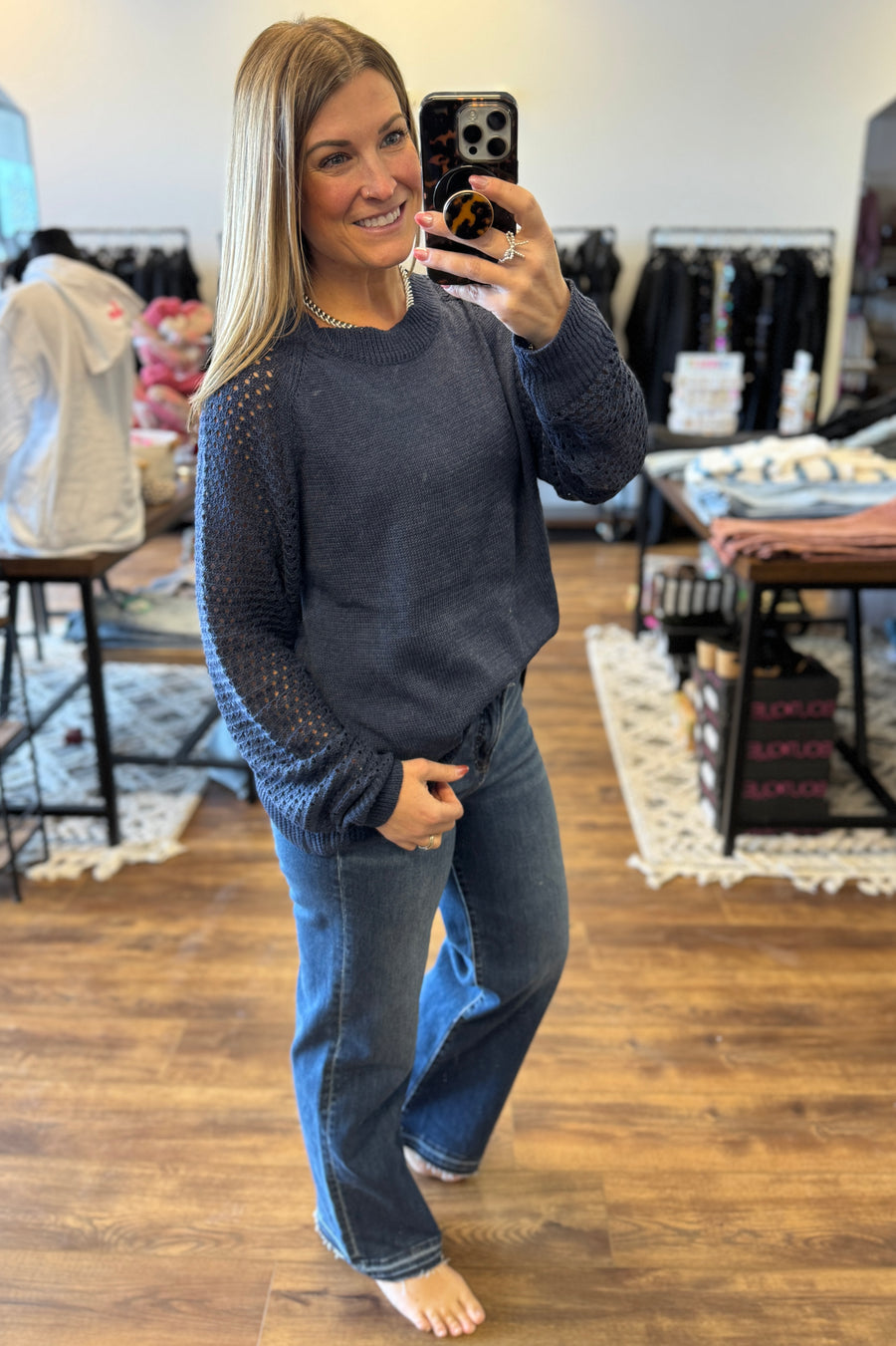 Portia - Lightweight Solid Knit Sweater