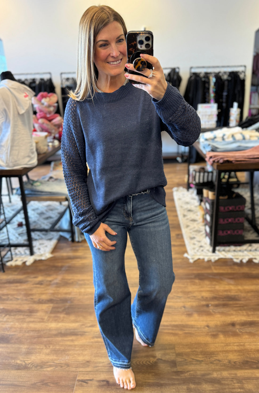 Portia - Lightweight Solid Knit Sweater