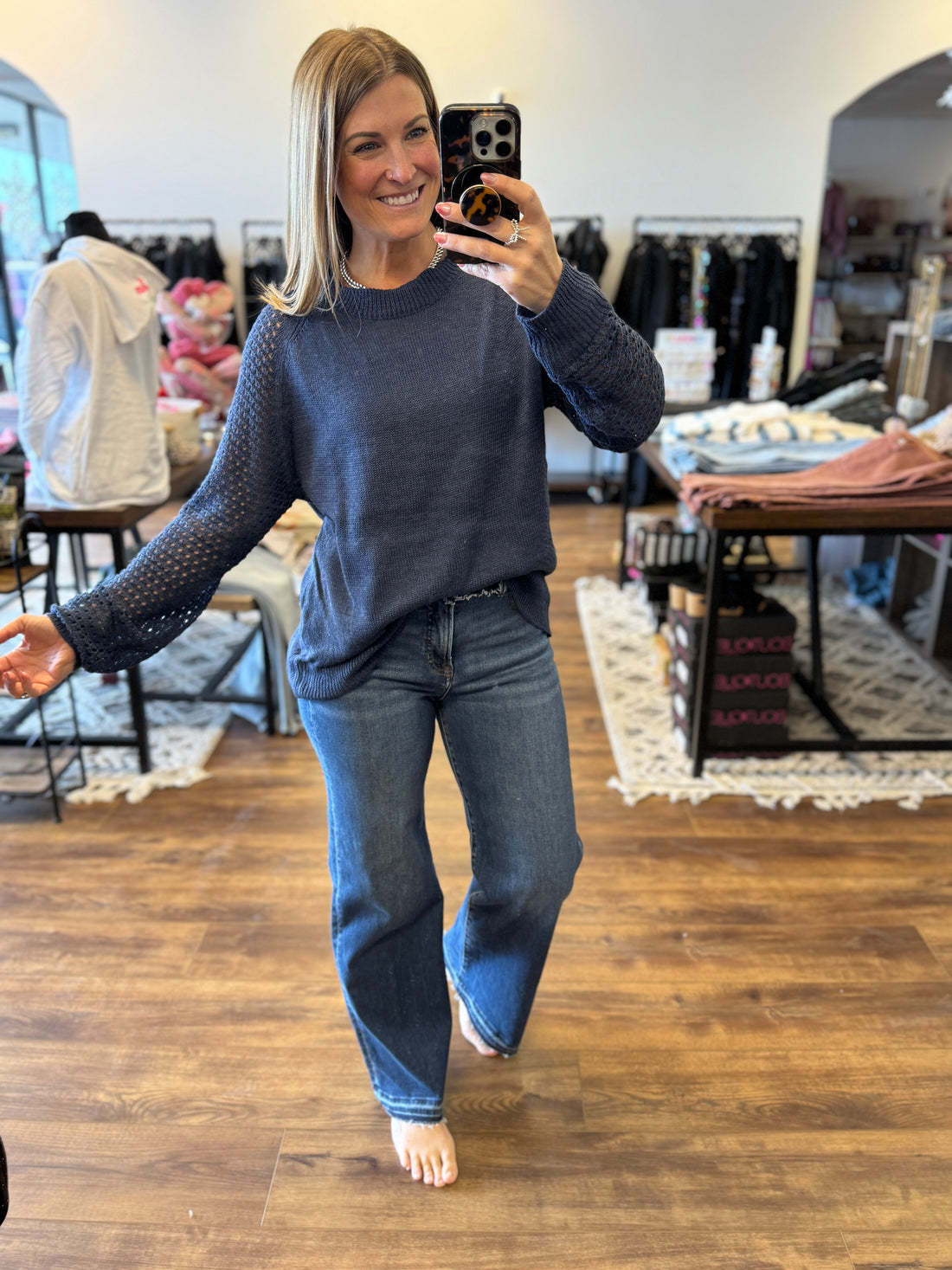 Portia - Lightweight Solid Knit Sweater