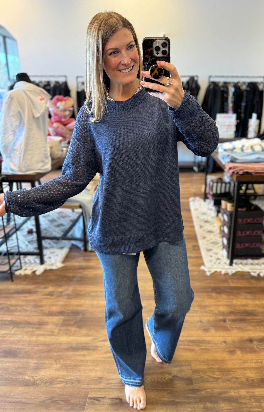 Portia - Lightweight Solid Knit Sweater