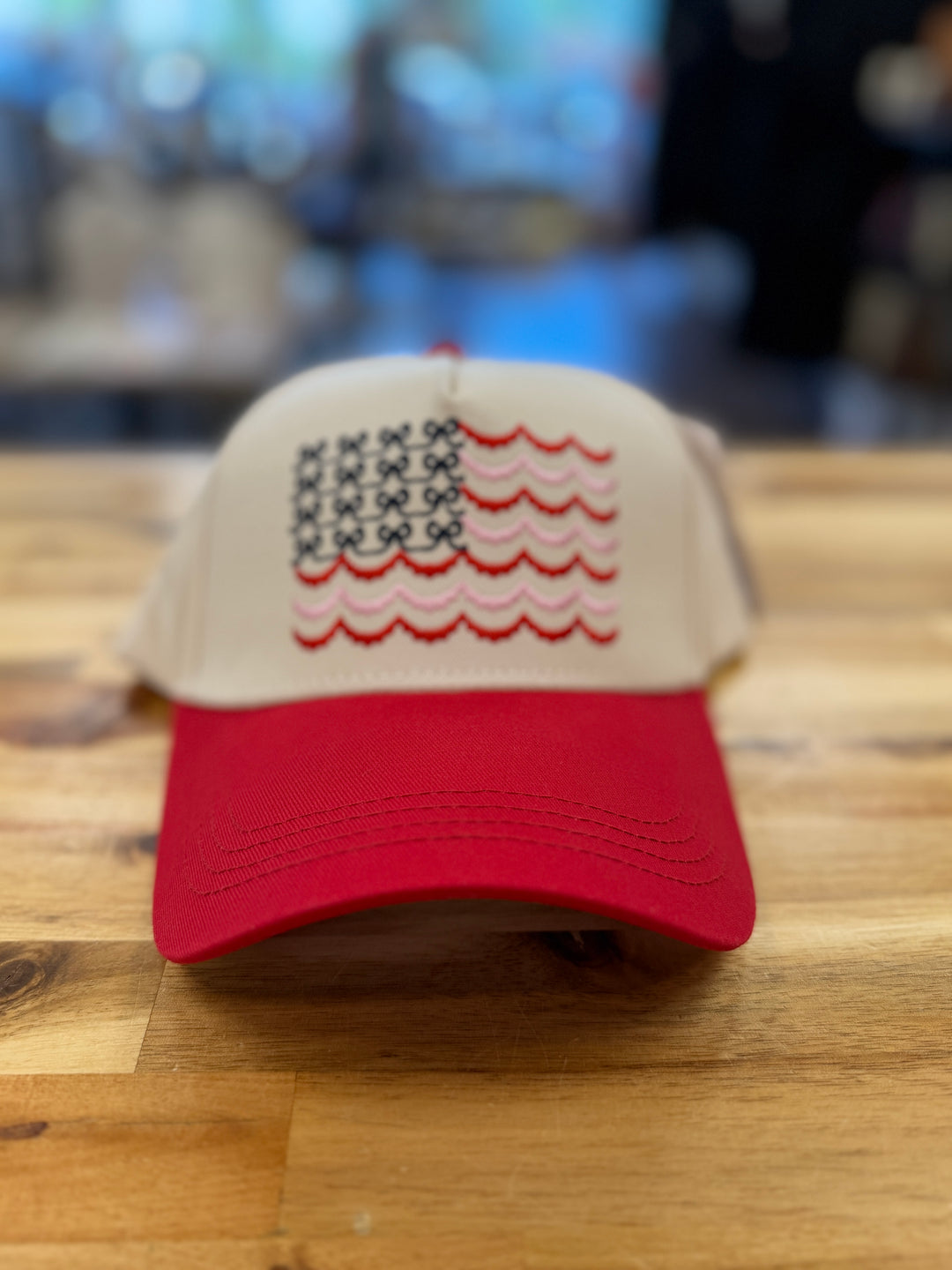 Flag Bows Baseball Cap