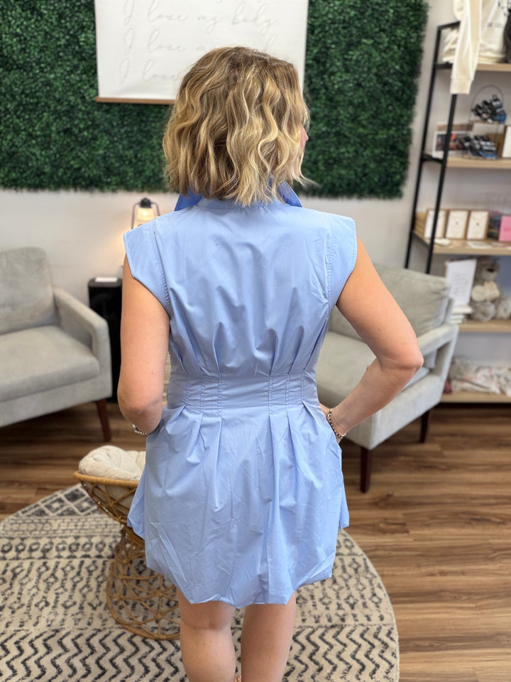Blue Skies Bubble Dress