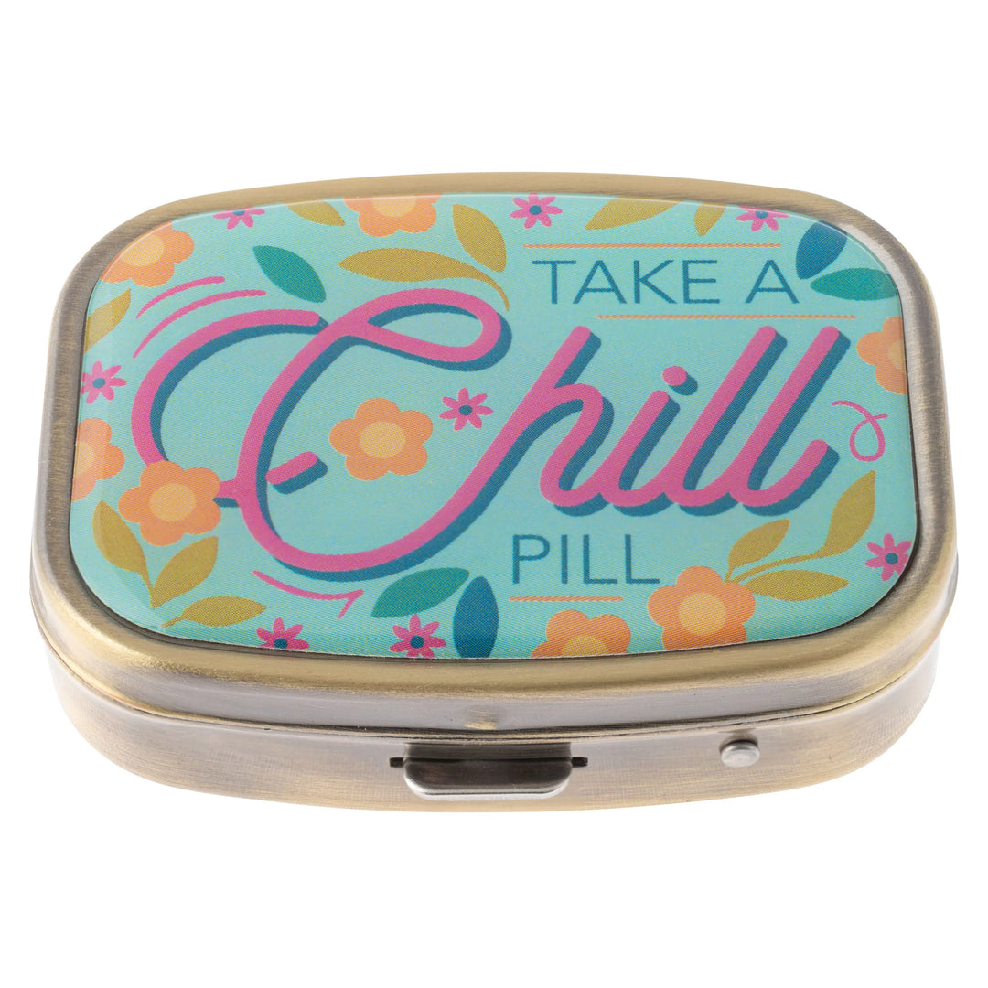 Small Metal Pill Case - 4 Designs