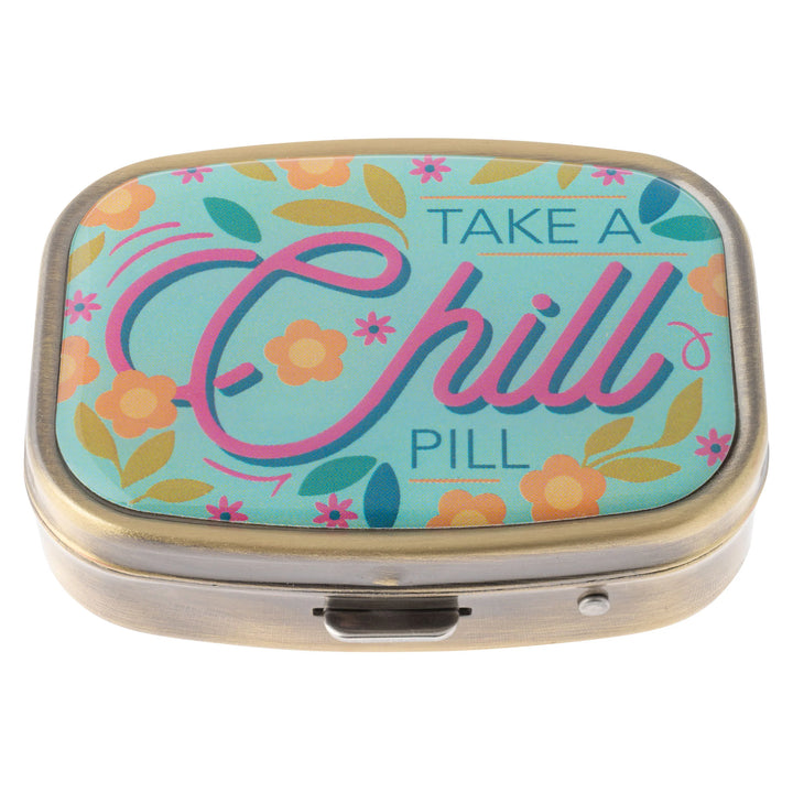 Small Metal Pill Case - 4 Designs