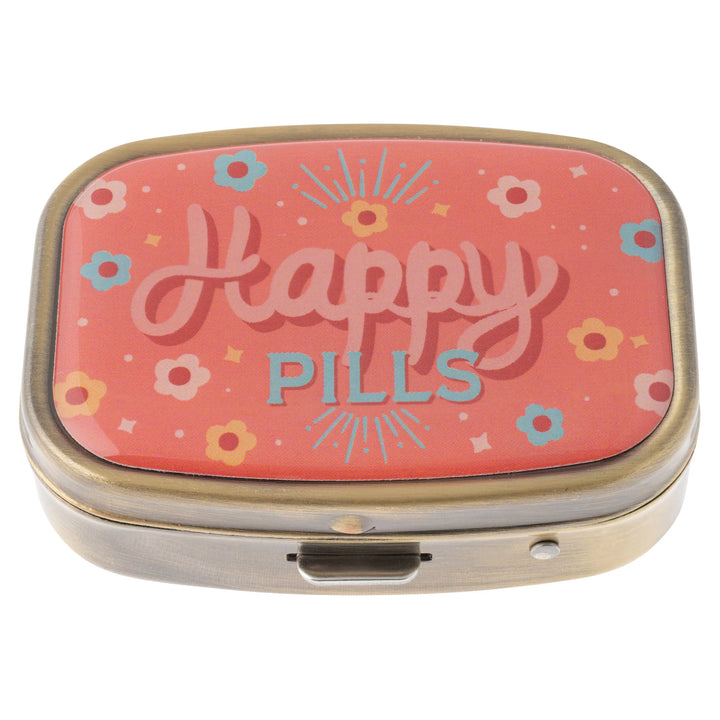 Small Metal Pill Case - 4 Designs