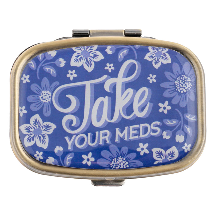 Small Metal Pill Case - 4 Designs