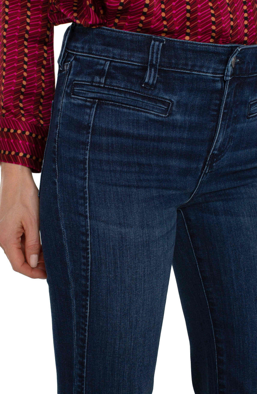 Liverpool - Hannah Eco Flare Denim with Welt Pockets