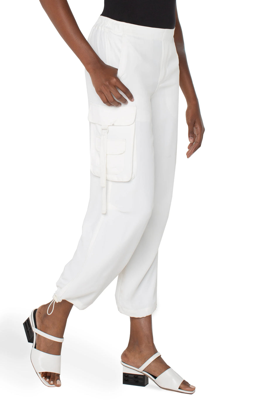 Liverpool - Pull-on Parachute Cargo Pants