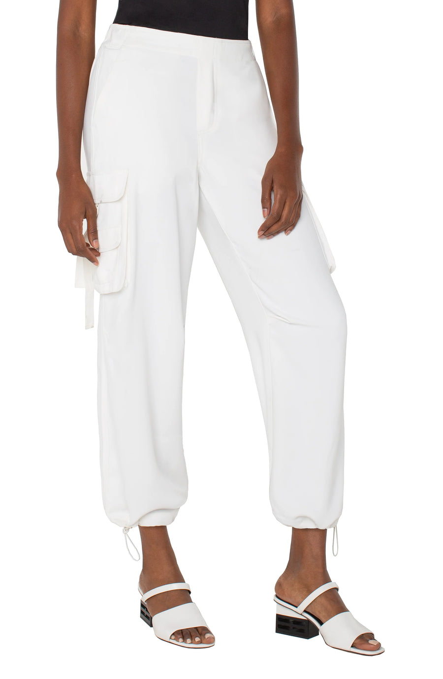 Liverpool - Pull-on Parachute Cargo Pants