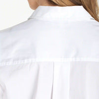 Liverpool - Adjustable Sleeve Button Front Woven Top