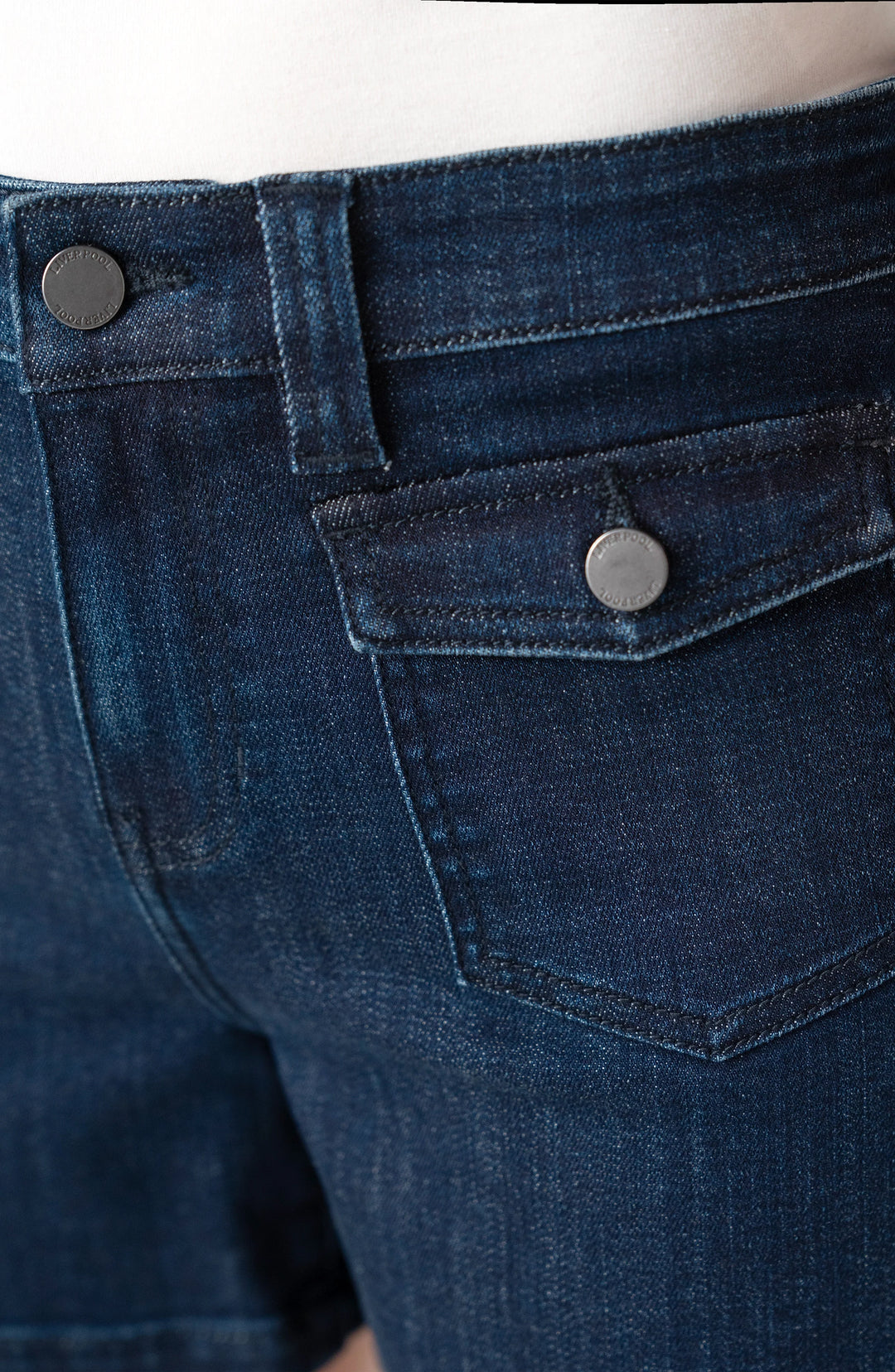 Liverpool - Vintage Shorts with Flap Front Pockets